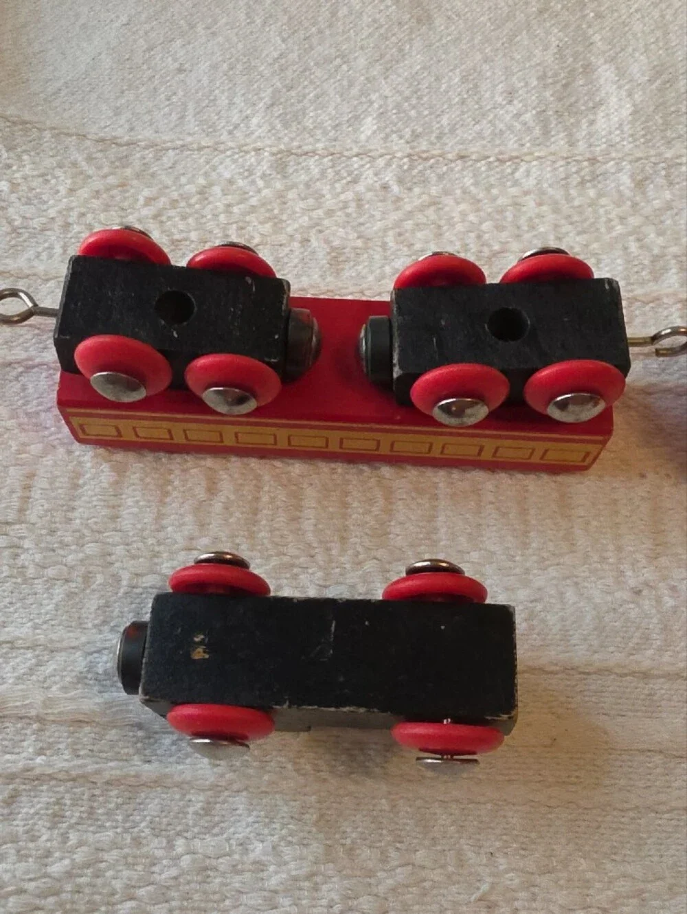 Vintage BRIO Wooden Train Lot 4 Pc